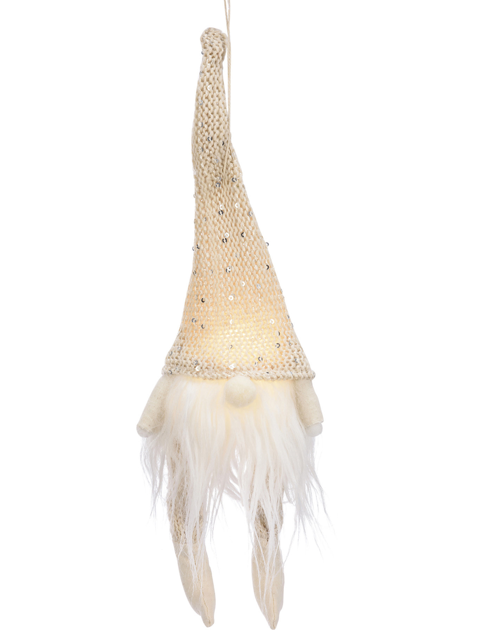 Ornament - Cream Gnome