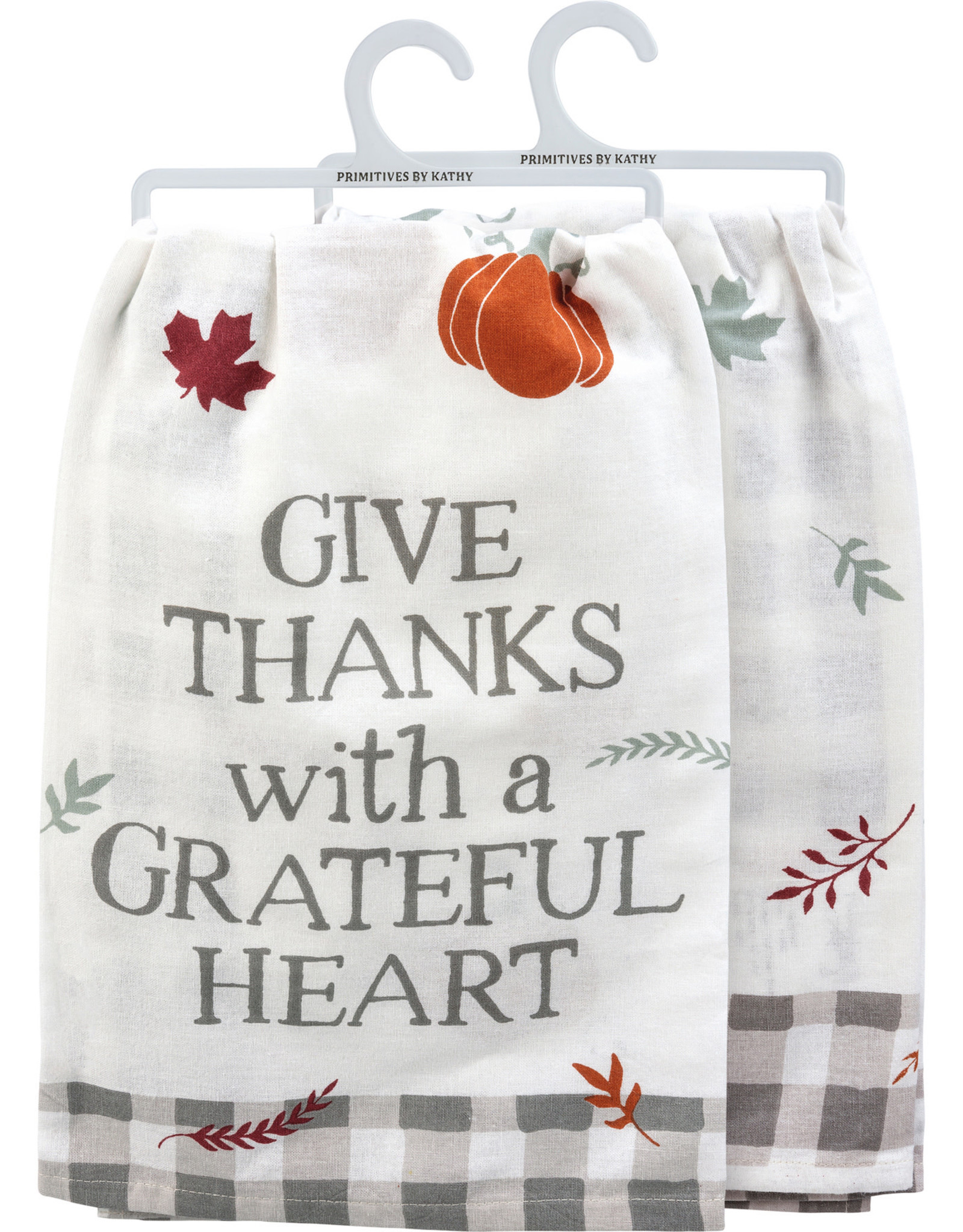 Kitchen Towel - Give Thanks With A Grateful Heart