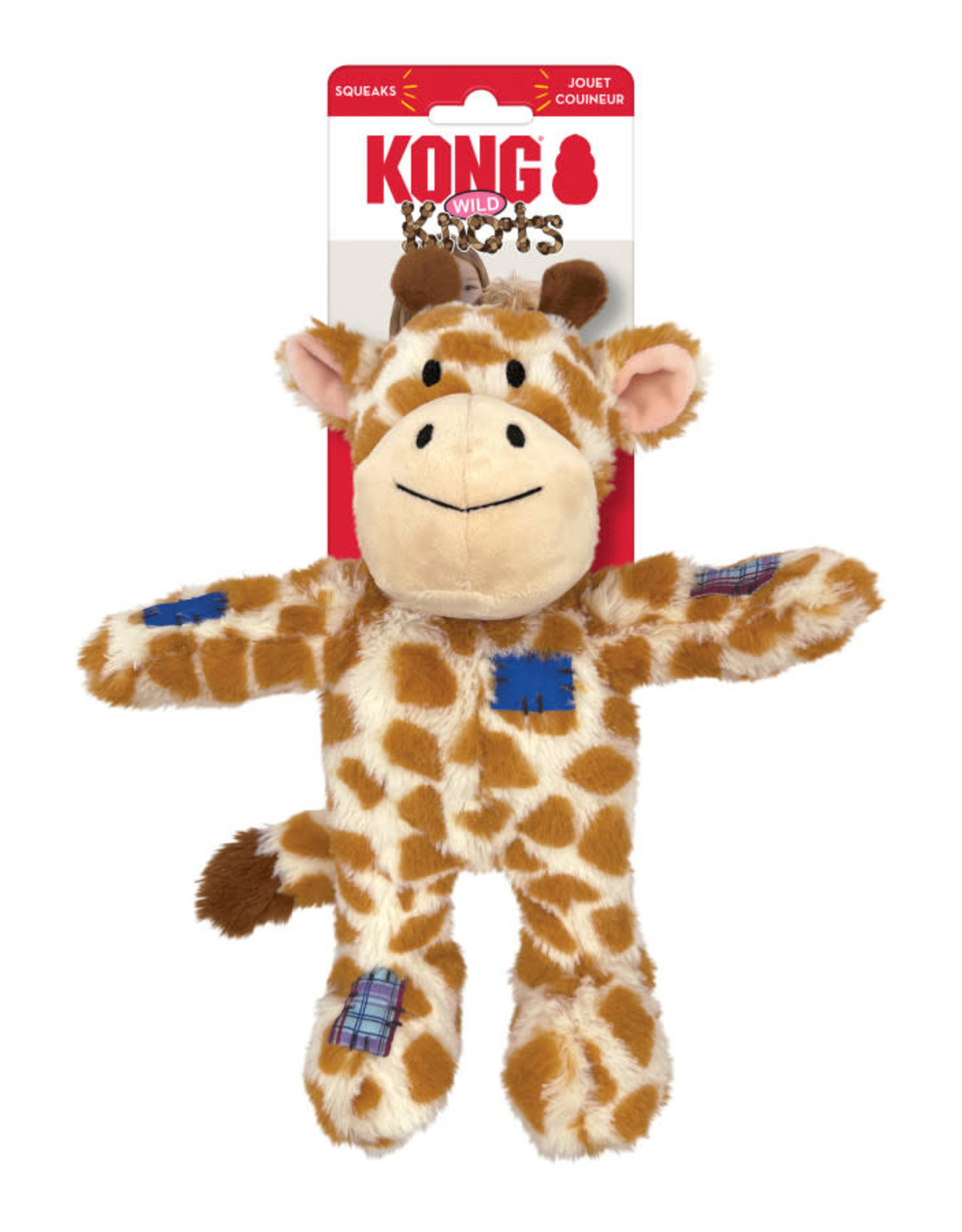 KONG COMPANY KONG Wild Knots Dog Toy Giraffe, MD/LG