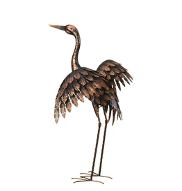 Regal Art Bronze Crane 28" - Wings Out