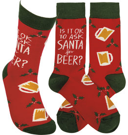 Socks - Is It Ok To Ask Santa For Beer