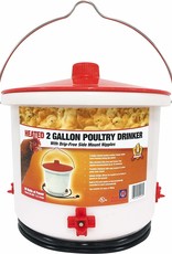 Farm Innovators HEATED POULTRY DRINKER-2 GAL, 60 WATTS with nipples