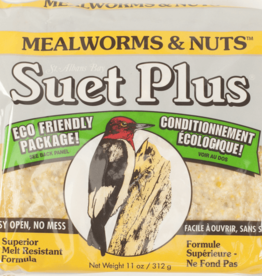WILDLIFE SCIENCES SUET Suet Plus Mealworms & Nuts