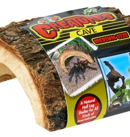 FLUKER LABS Fluker's Critter Cavern Half Log Med