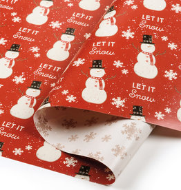 Gift Wrap - Snowman