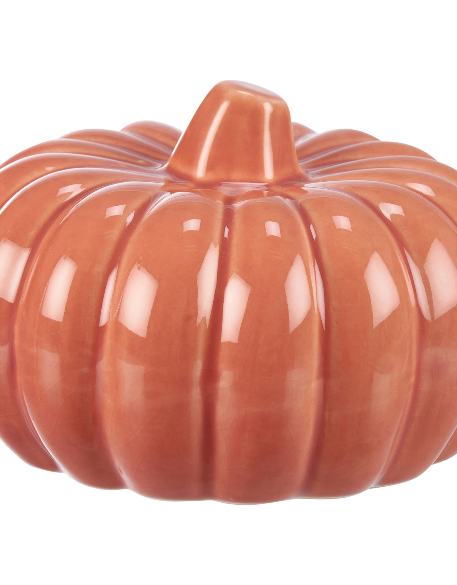 Ceramic Pumpkin Med - Orange