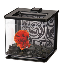 Hagen Marina Betta EZ Care Aquarium, Black