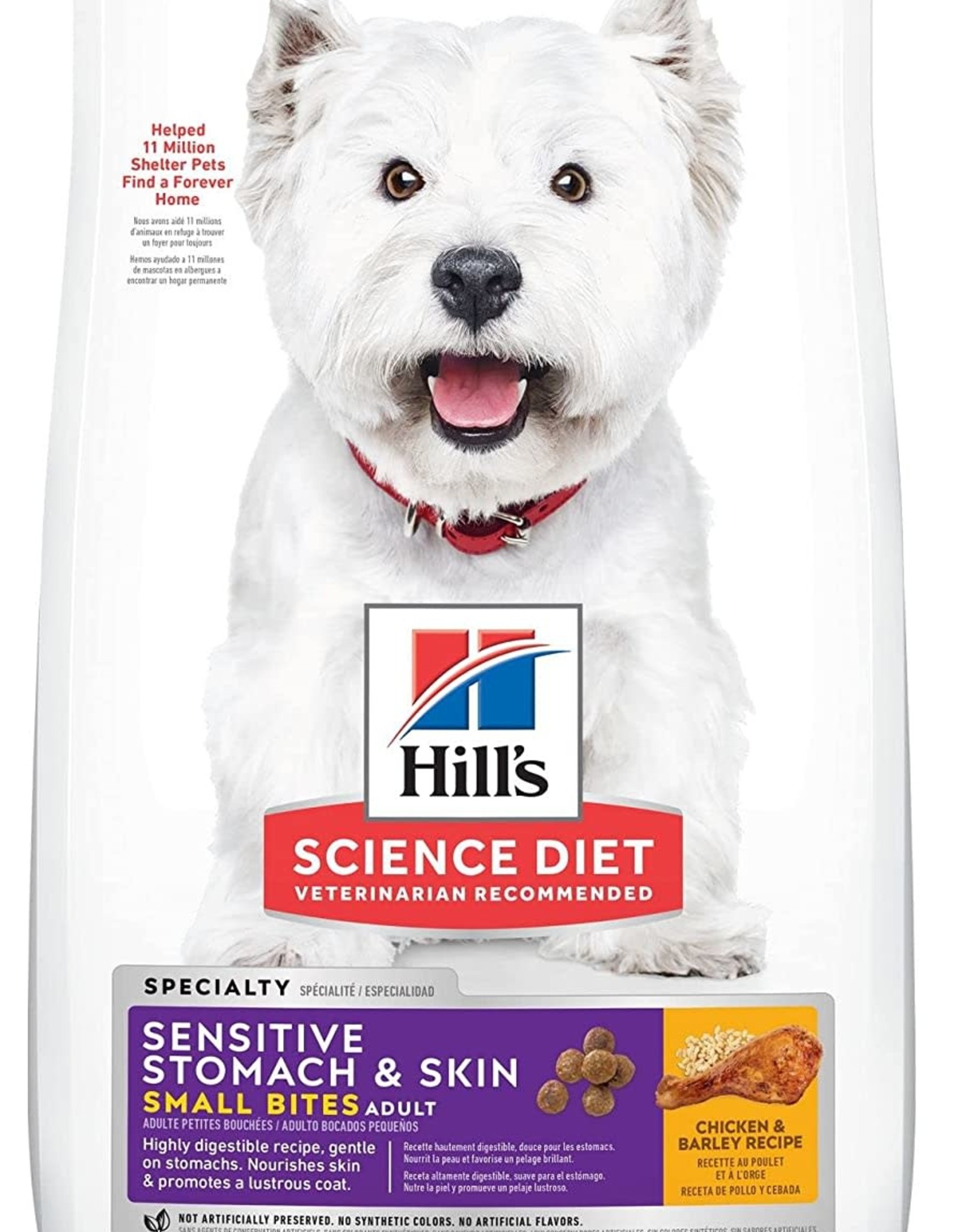 Hill's Science Diet Canine Hill's Science Diet Sensitive Stomach & Skin Dog Dry Small Bites 30