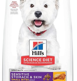 Hill's Science Diet Canine Hill's Science Diet Sensitive Stomach & Skin Dog Dry Small Bites 30