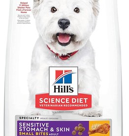 Hill's Science Diet Hill's SD Canine Sensitive Stomach & Skin Dog Dry Small Bites 30