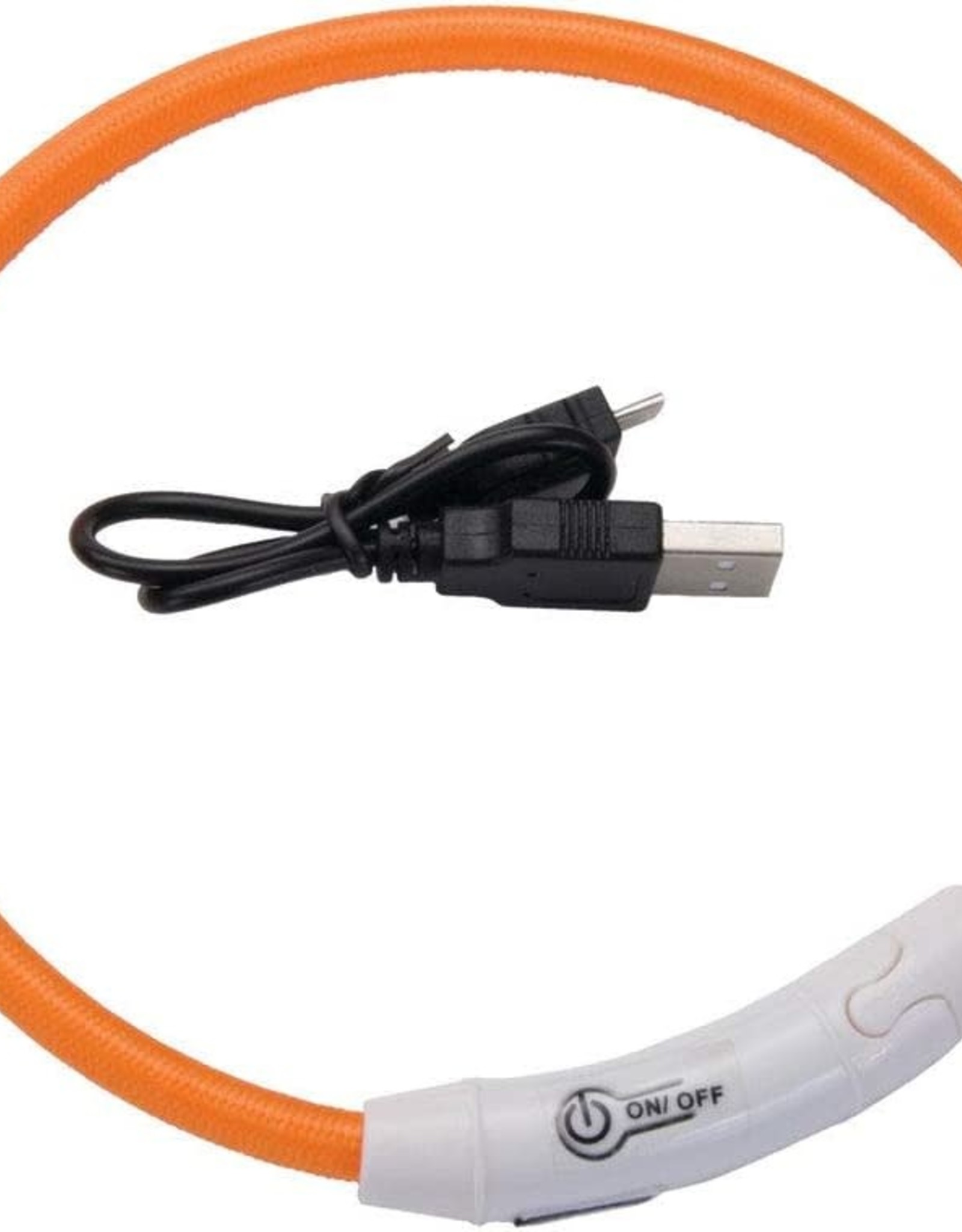 COASTAL PET PRODUCTS Orange 24 in LightUp Neck Ring