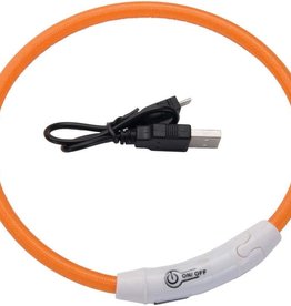 COASTAL PET PRODUCTS Orange 24 in LightUp Neck Ring