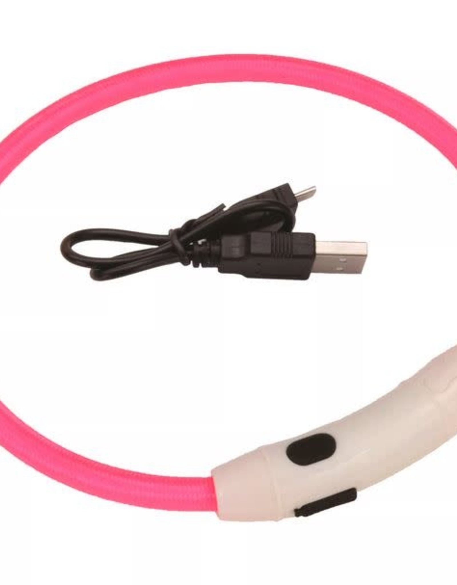 COASTAL PET PRODUCTS Pink 16 in LightUp Neck Ring