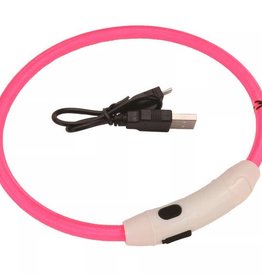COASTAL PET PRODUCTS Pink 24in LightUp Neck Ring