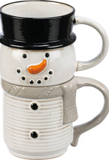 Mug Set - Stacked Snowman