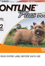 ADV Frontline PLUS Canine 05-22LB ORANGE Flea, Tick and Lice 3 PK