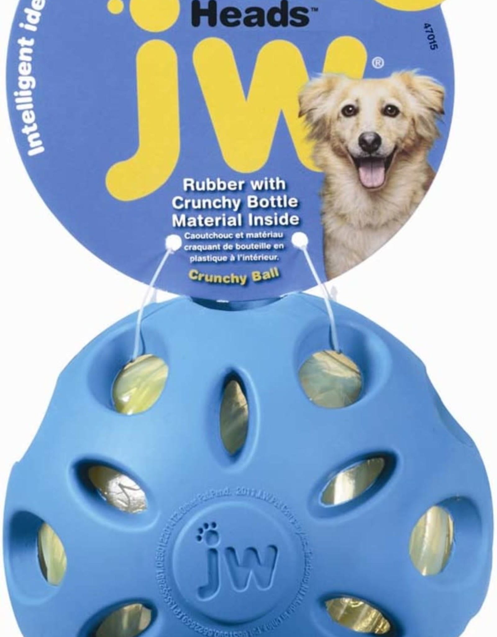 JW Pet JW Pet Crackle Heads Crackle Ball Dog Toy