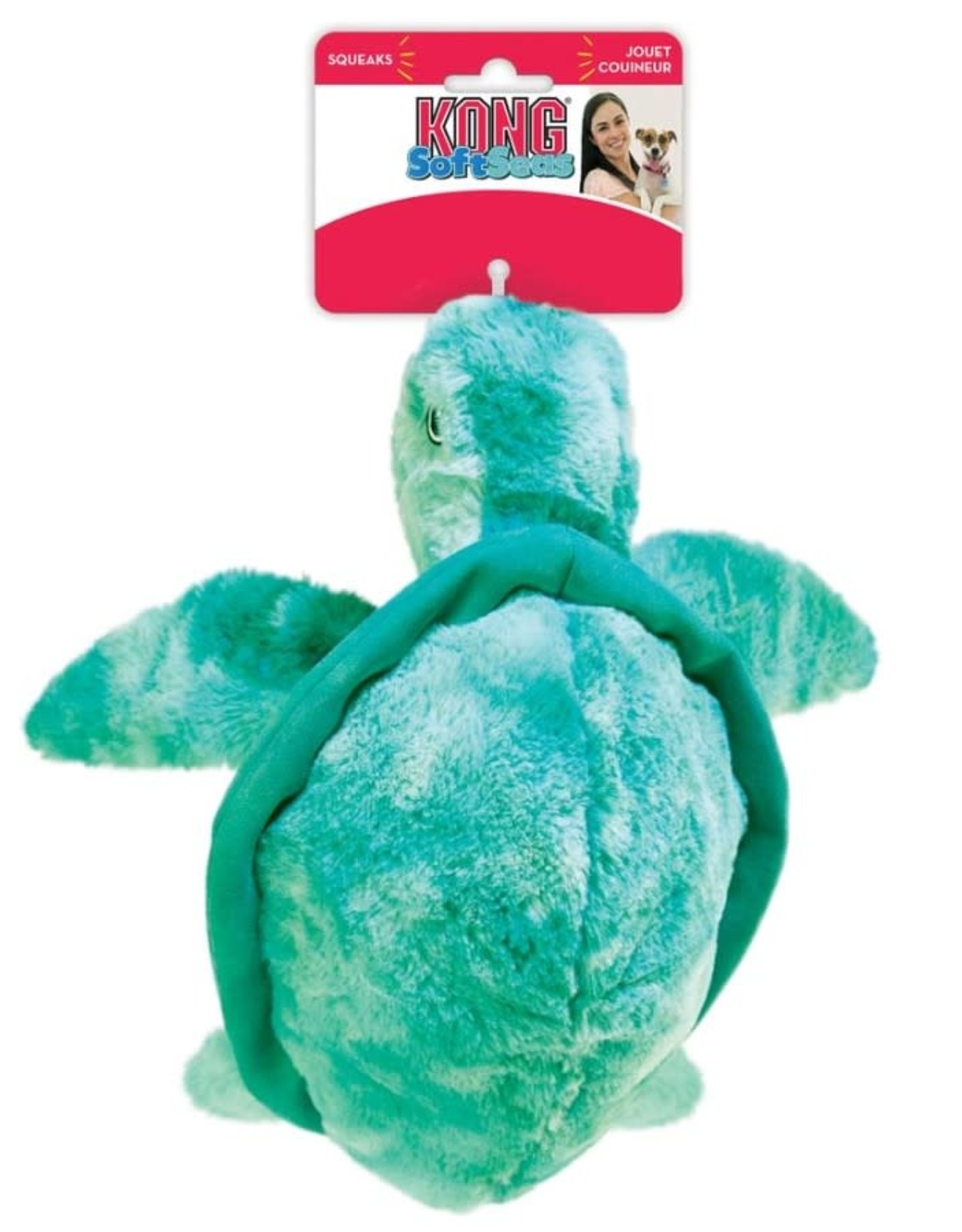 KONG KONG Softseas Dog Toy Turtle  Large