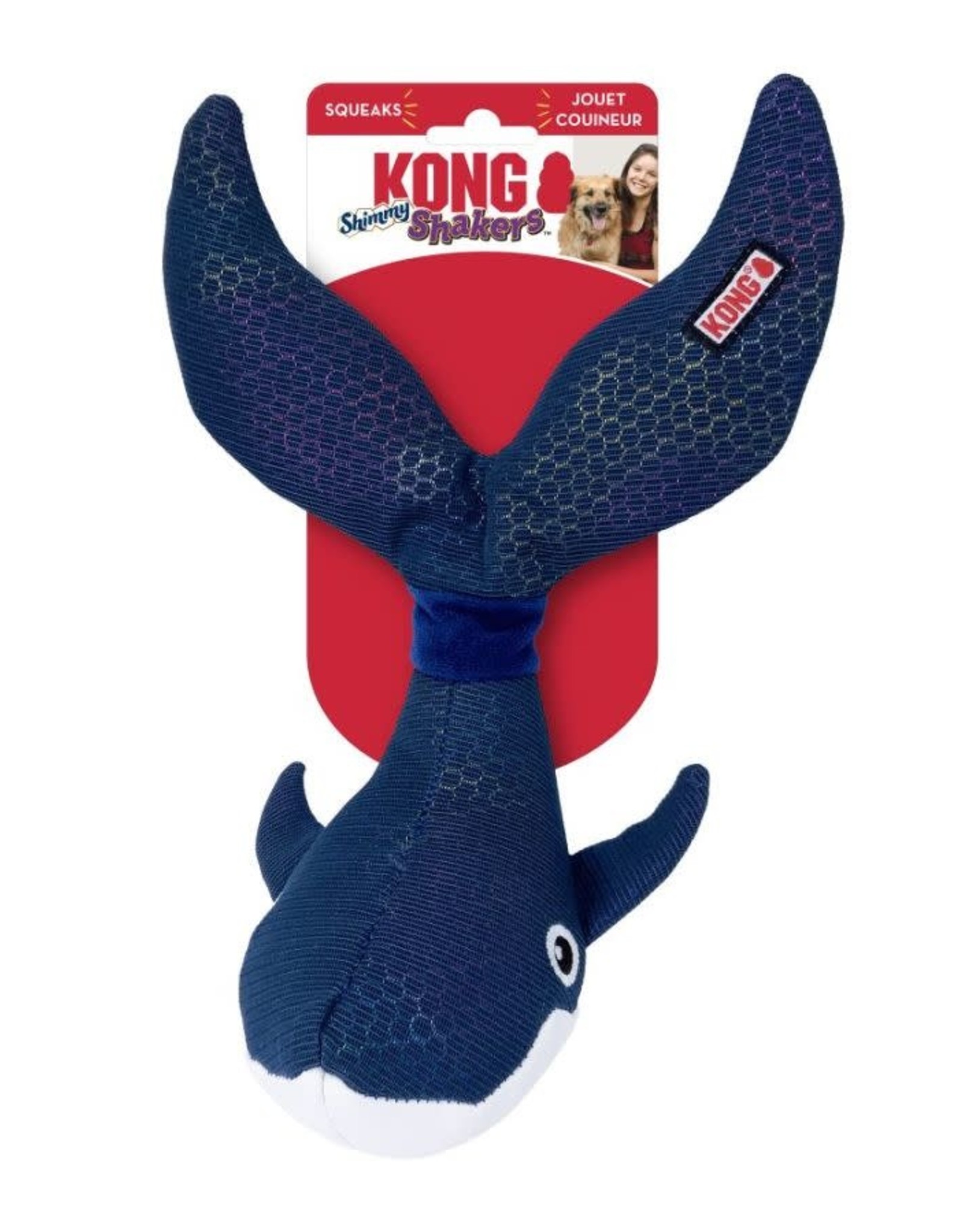KONG COMPANY KONG Shakers Shimmy Dog Toy Whale