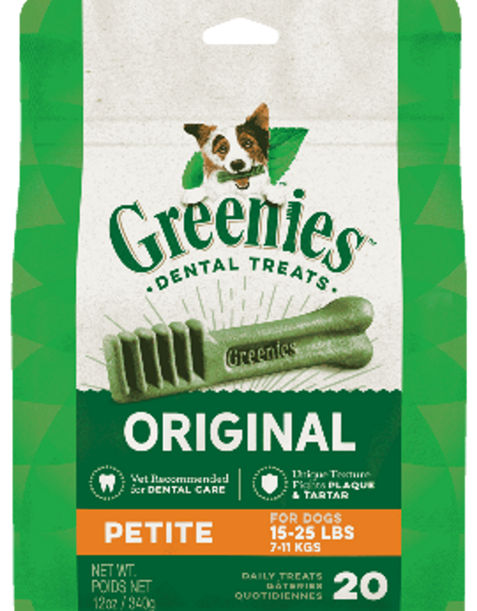 MARS PETCARE-GREENIES Greenies DOG Dental Treat PETITE 12oz 20PK