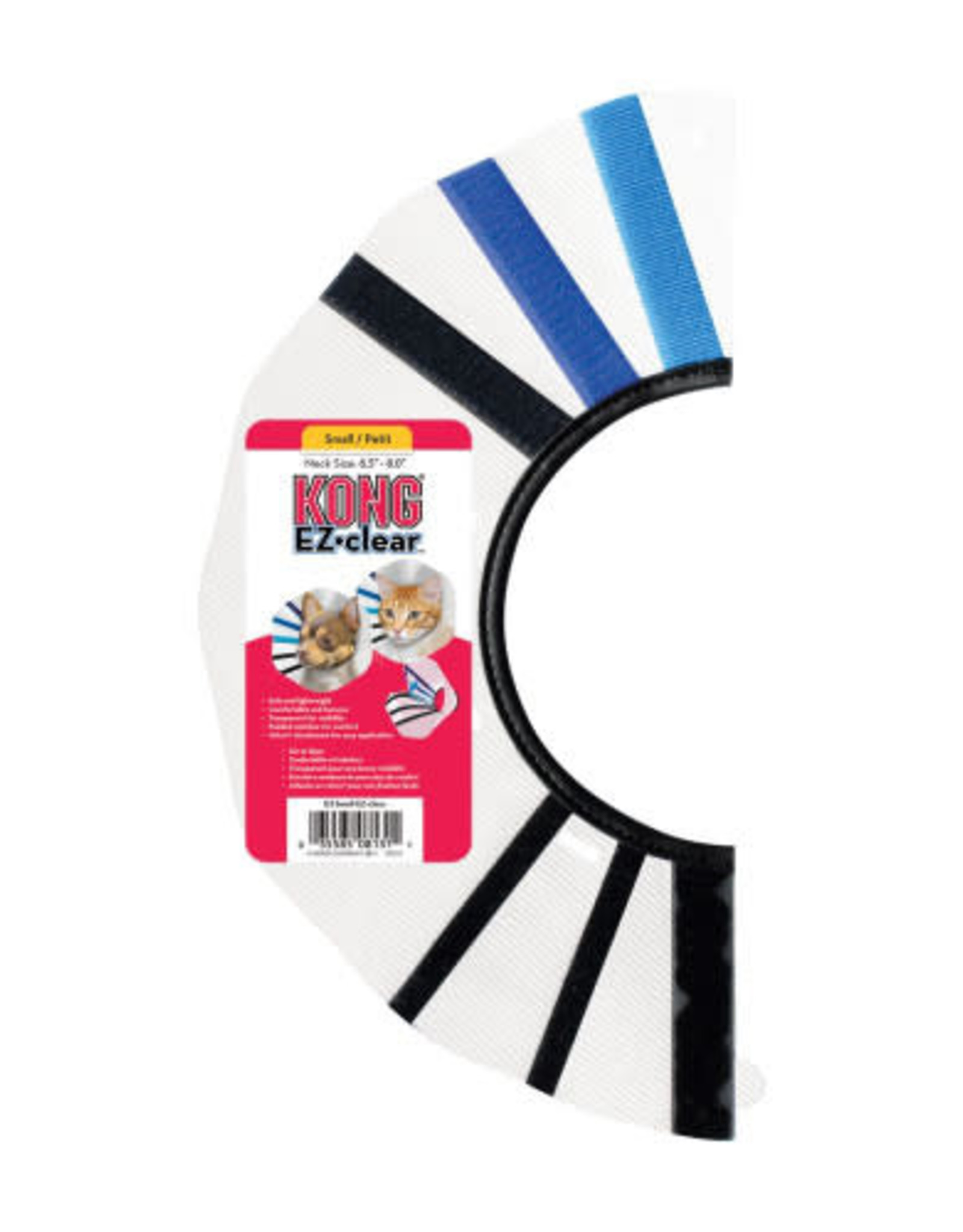 KONG COMPANY E Cone Collar Clear E3 SM  KONG