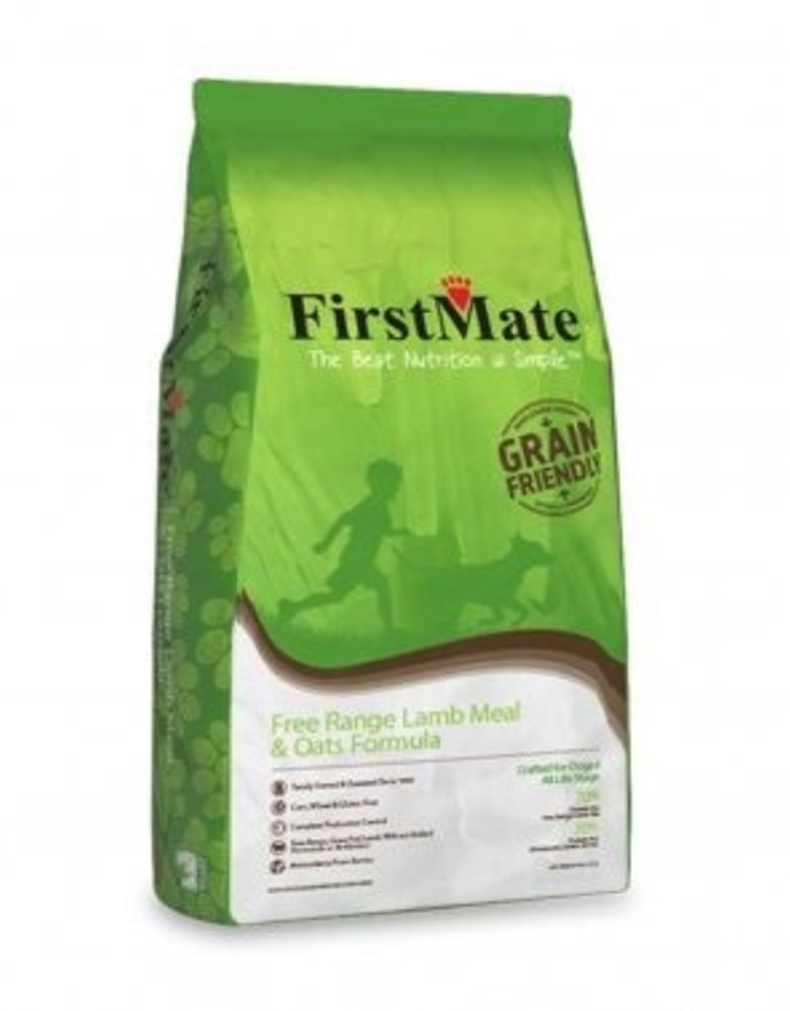 FirstMate First Mate Grain Friendly Lamb and Oats Dog Food 5#