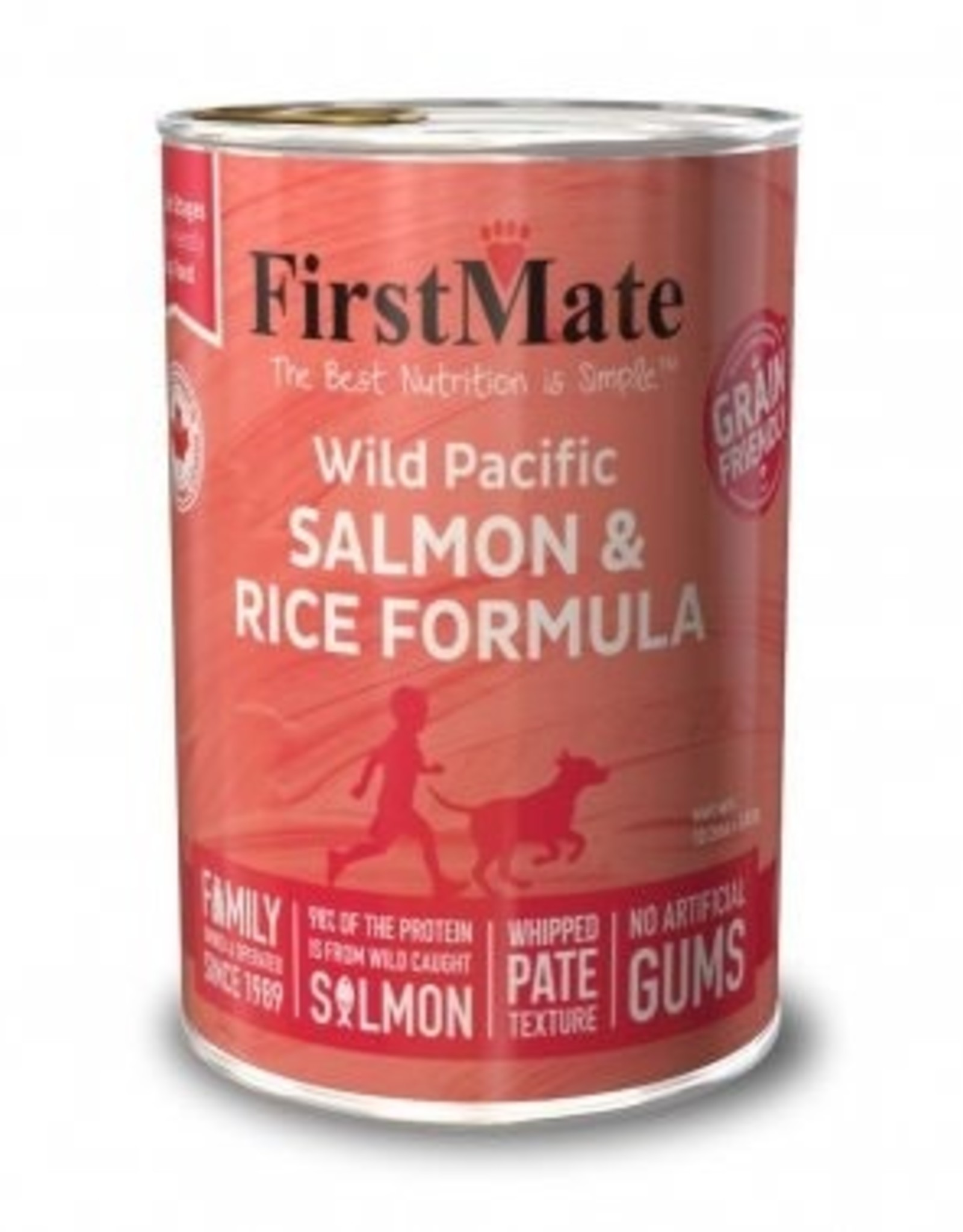 FirstMate First Mate Grain Friendly Salmon Wet Dog, 12.2oz