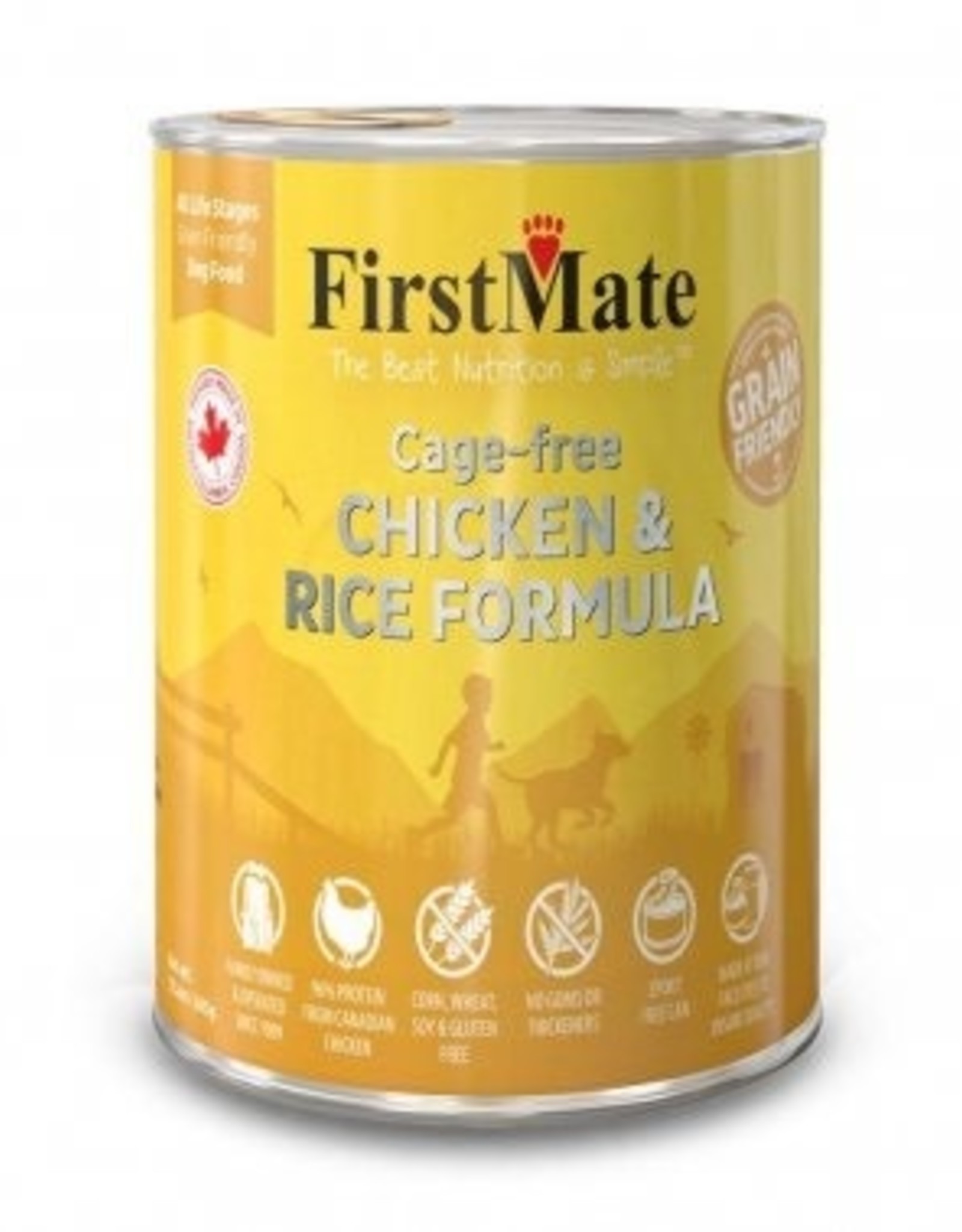 FirstMate First Mate Friendly Chicken and Rice Dog Food, 12.2oz