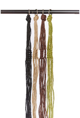 PRIMITIVE COLORED JUTE HANGER - ASSORTED 36 IN