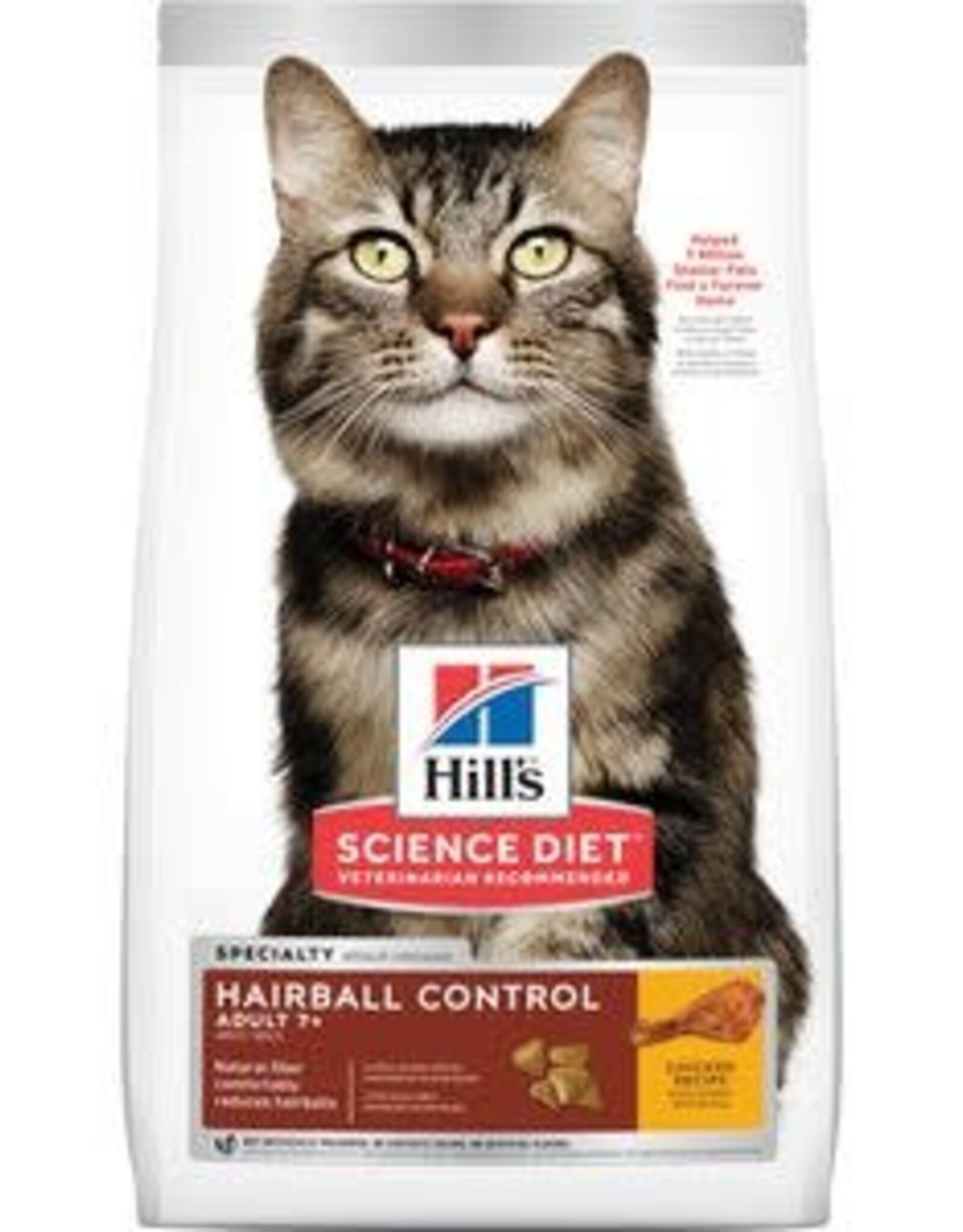 Hill's Science Diet Hill's SD Feline MATURE ADULT 7+ Hairball Control  15.5 lb.