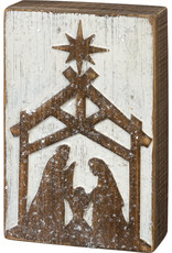 Box Sign - Nativity