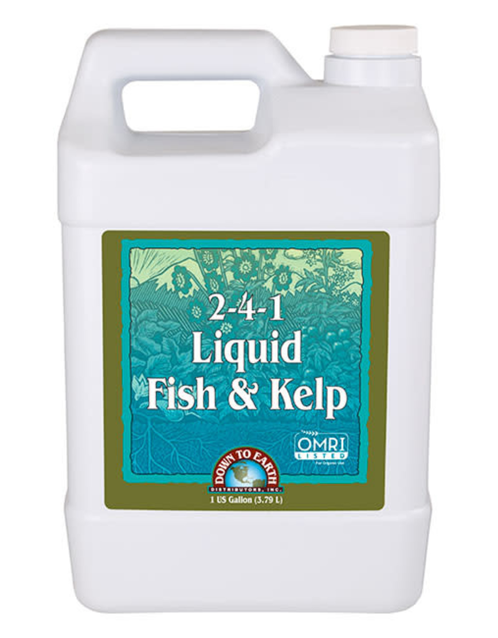 Down To Earth DTE Fish and Kelp 2-4-1  -  1 GAL