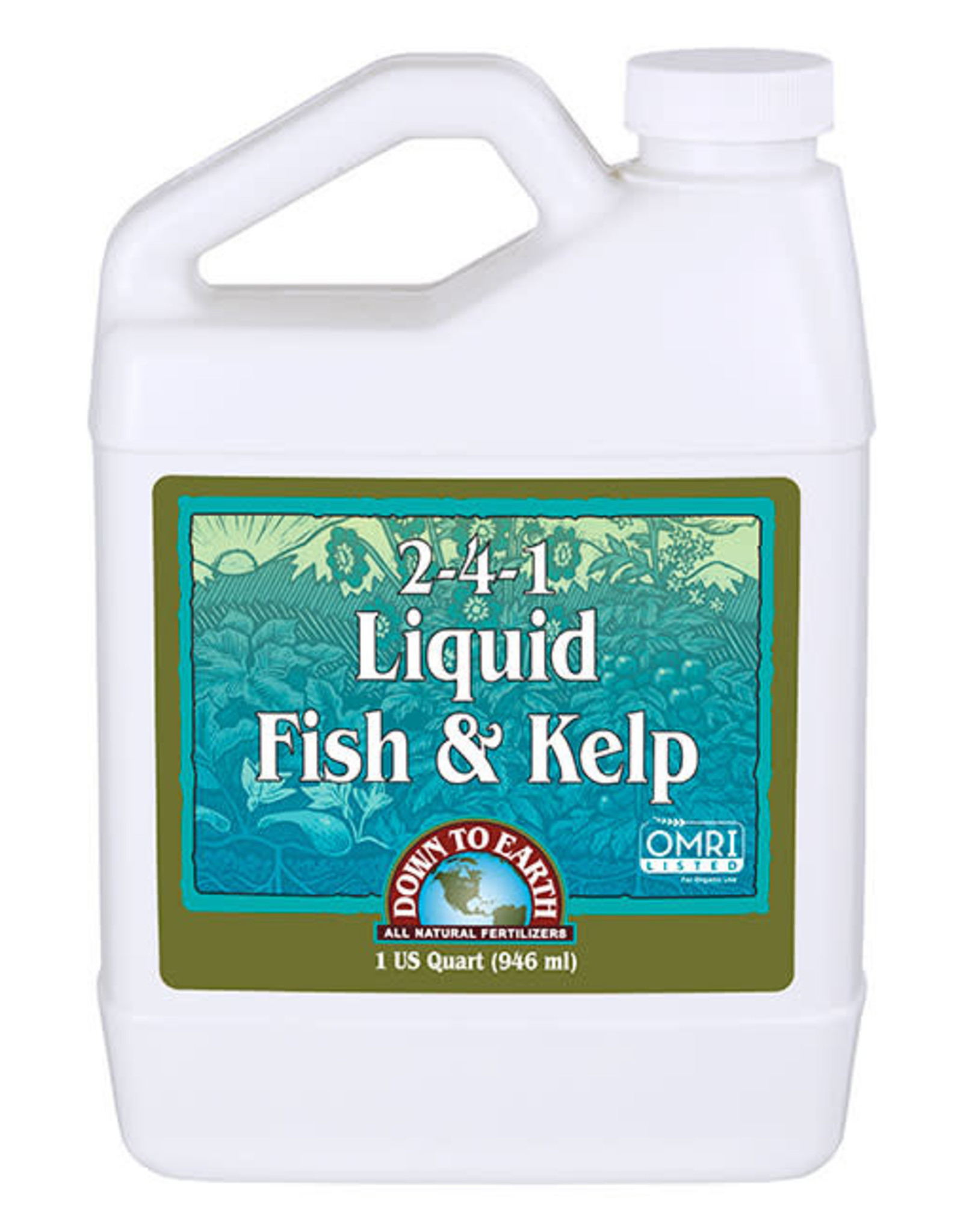 Down To Earth DTE Fish and Kelp 2-4-1  -  1qt