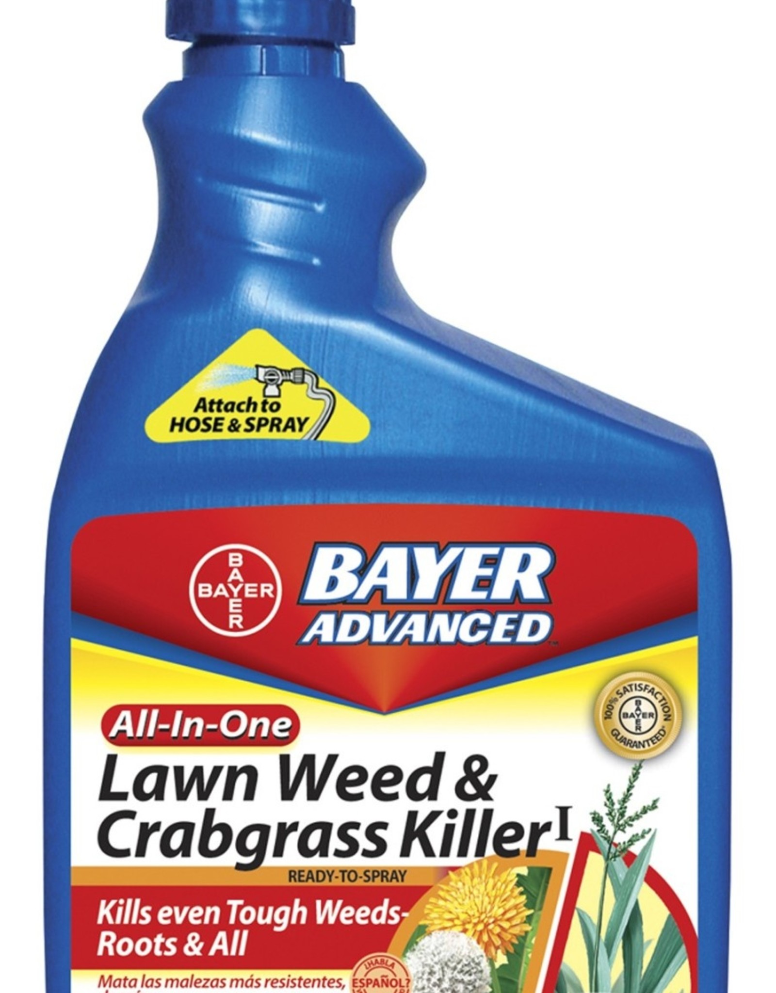 BioAdvanced BioAdvanced All In One Lawn Weed & Crabgrass Killer Ready to Spray 32 oz
