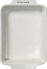 Baking Dish  - With Love - Rectangle Sm