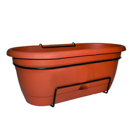 Bloem Lucca Balcony Box Terra Cotta w/hanger 18inch