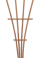 Panacea Wood Fan Trellis - Brown 72"