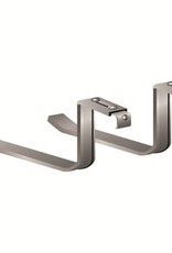 Panacea® Aluminum Adjustable Deck Rail Flower Box Holder  - 14.75in L x 7.25in D x 12.25in H