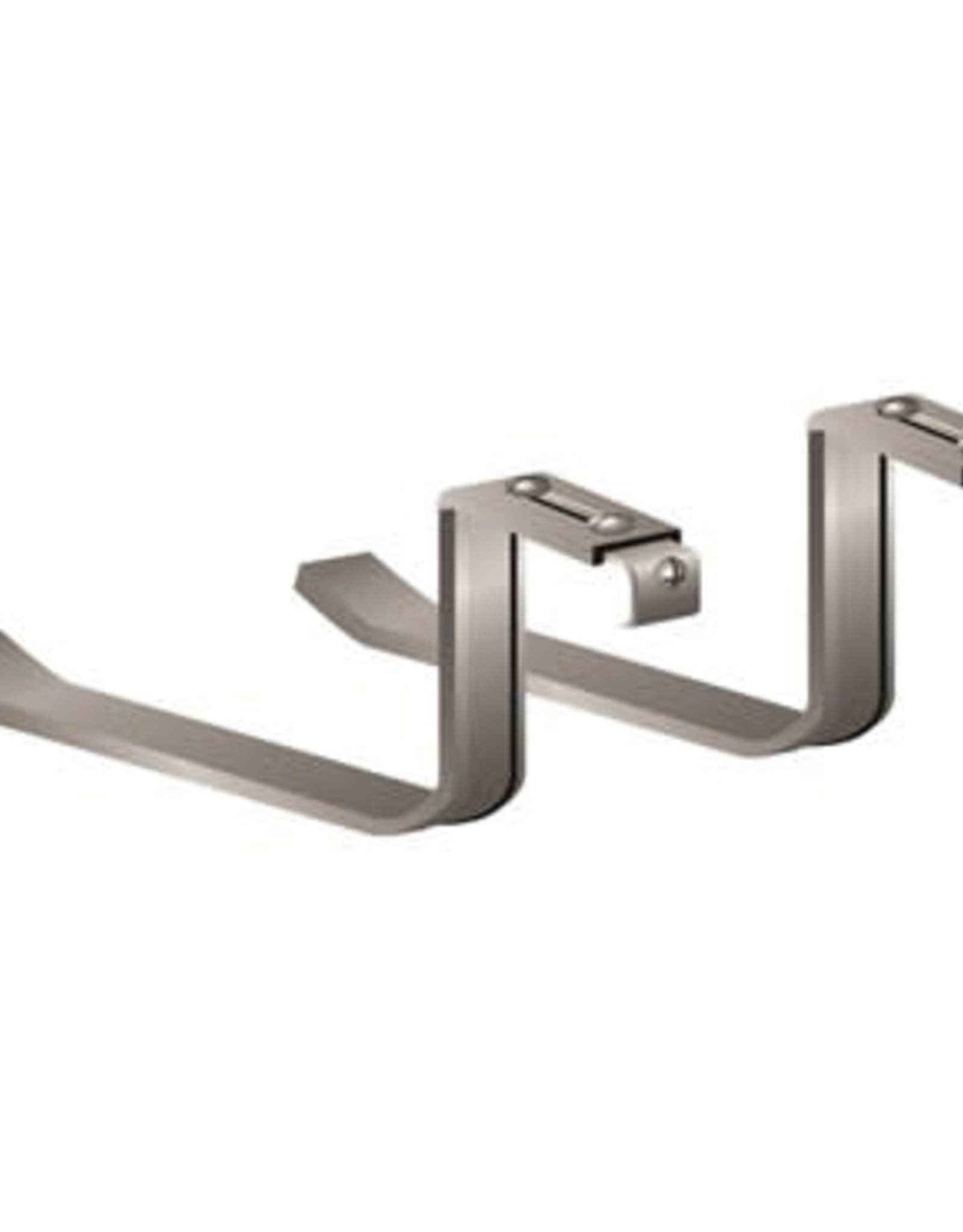 Panacea® Aluminum Adjustable Deck Rail Flower Box Holder  - 14.75in L x 7.25in D x 12.25in H