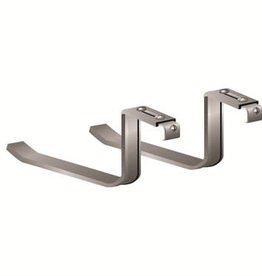 Panacea® Aluminum Adjustable Deck Rail Flower Box Holder  - 14.75in L x 7.25in D x 12.25in H