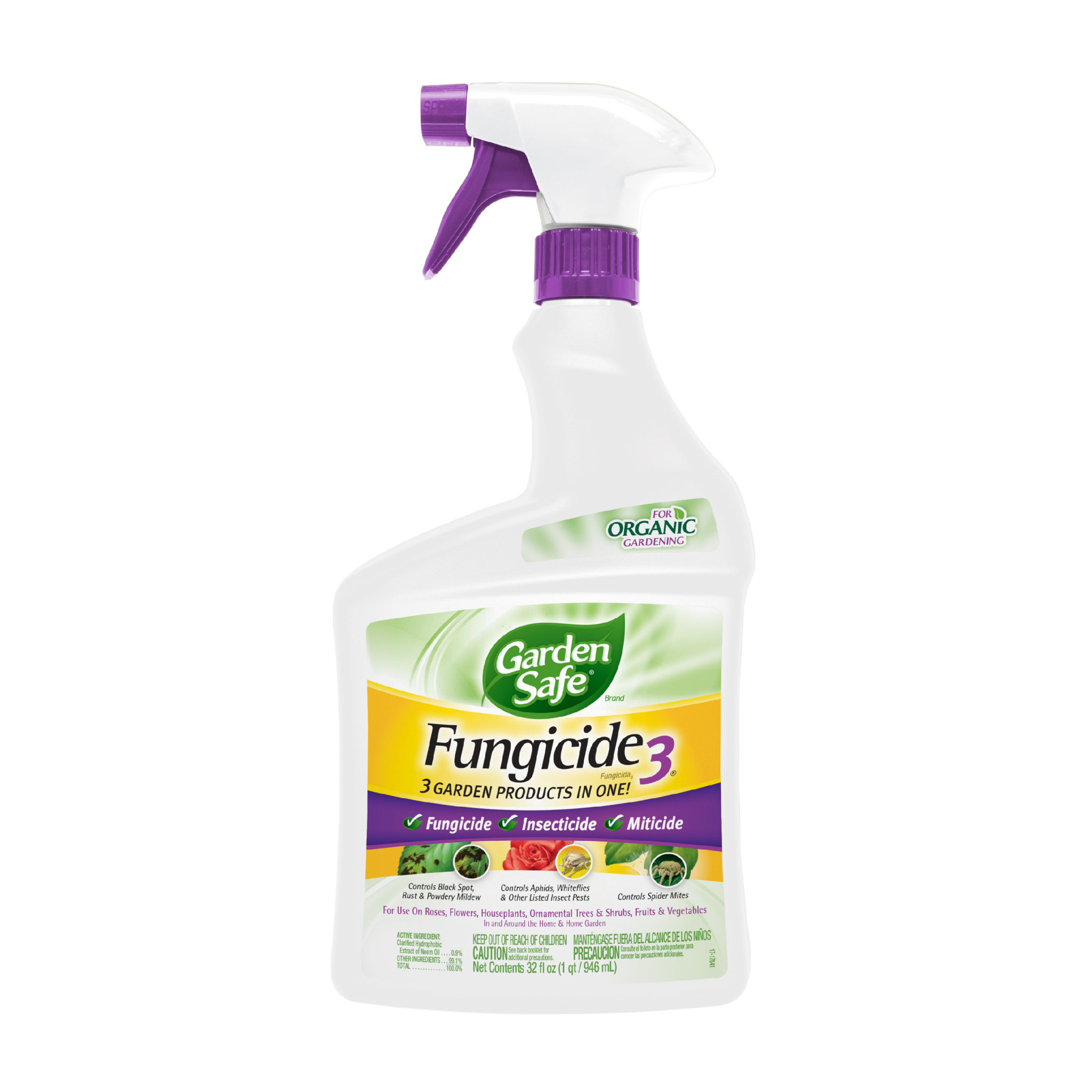 Garden Safe Fungicide3® 32 oz (ReadytoUse) Wagon Wheel