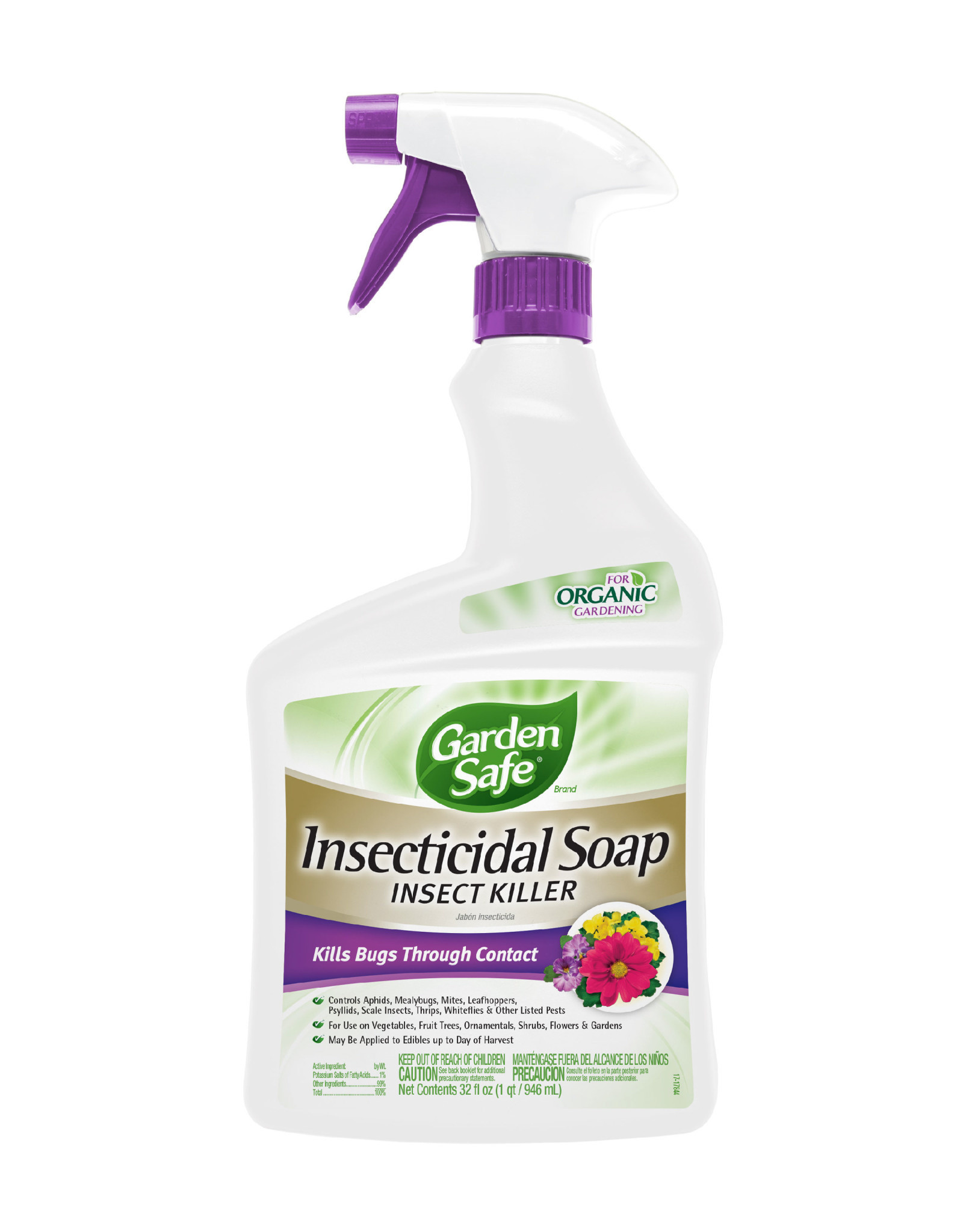 Garden Safe  Insecticidal Soap Insect Killer 32 oz (Ready-to-Use)