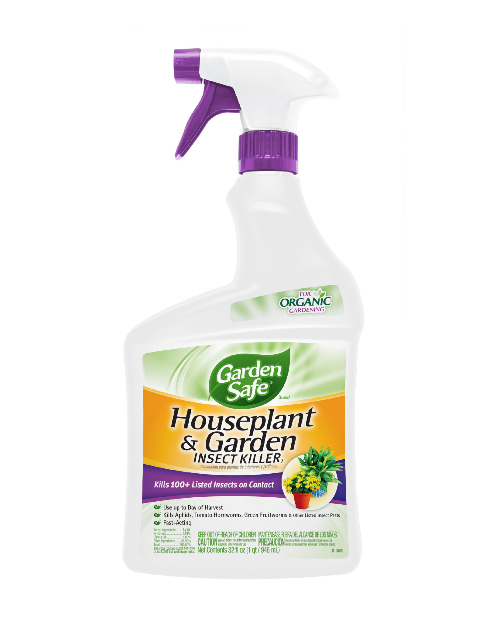 Spectracide Garden Safe  Houseplant & Garden Insect Killer 32oz (Ready-to-Use)