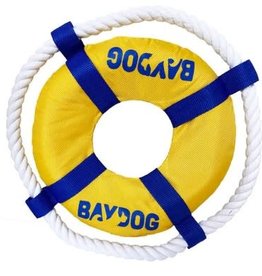 BayDog Fetch Ring Toy Yellow