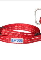 BayDog Pensacola Leash Red 6'