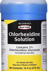 DURVET CHLORHEXIDINE SOL 2% 1 PT