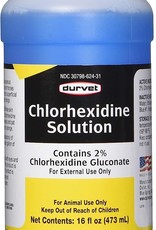 DURVET CHLORHEXIDINE Solution 2% 1 PT