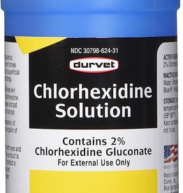 DURVET CHLORHEXIDINE Solution 2% 1 PT