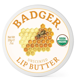 Badger Unscented Lip Butter Tin .7oz