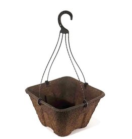 Western Pulp Products Western Pulp 12" Square Hanging Basket